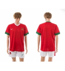Indonesia Blank Red Home Soccer Country Jersey