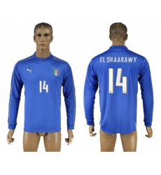 Italy #16 De Rossi Home Soccer Country Jersey