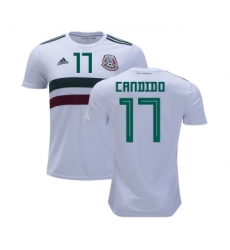 Mexico #17 Candido Away Soccer Country Jersey