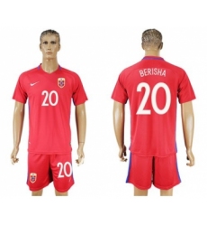 Norway #20 Berisha Home Soccer Country Jersey
