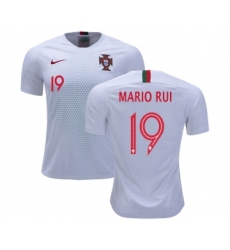 Portugal #19 Mario Rui Away Soccer Country Jersey
