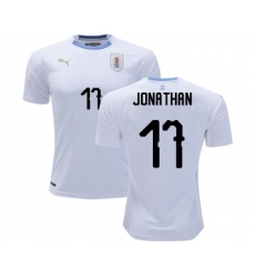 Uruguay #17 Jonathan Away Soccer Country Jersey