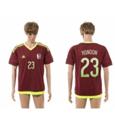 Venezuela #23 Rondon Home Soccer Country Jersey