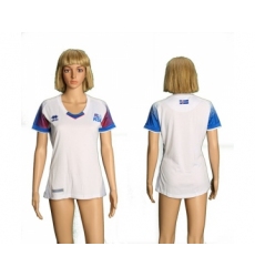 Women's Iceland Blank Away Soccer Country Jersey