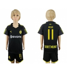 Dortmund #11 Reus Away Kid Soccer Club Jersey