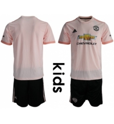 Manchester United Blank Away Kid Soccer Club Jersey