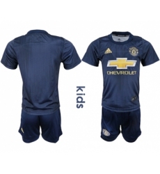 Manchester United Blank Third Kid Soccer Club Jersey