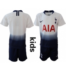 Tottenham Hotspur Blank Home Kid Soccer Club Jersey