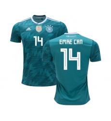 Germany #14 Emre Can Away Kid Soccer Country Jersey
