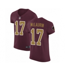 Men's Washington Redskins #17 Terry McLaurin Burgundy Red Alternate Vapor Untouchable Elite Player Football Jersey