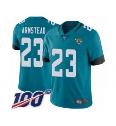 Youth Jacksonville Jaguars #23 Ryquell Armstead Teal Green Alternate Vapor Untouchable Limited Player 100th Season Football Jersey