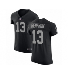 Men's Oakland Raiders #13 Hunter Renfrow Black Team Color Vapor Untouchable Elite Player Football Jersey