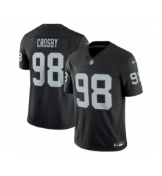 Men's Las Vegas Raiders #98 Maxx Crosby Black 2023 F.U.S.E Vapor Untouchable Stitched Football Jersey