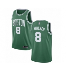 Youth Boston Celtics #8 Kemba Walker Swingman Green(White No.) Road Basketball Jersey - Icon Edition
