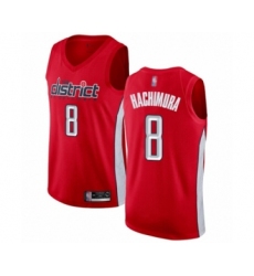 Men's Washington Wizards #8 Rui Hachimura Red Swingman Jersey - Earned Edition