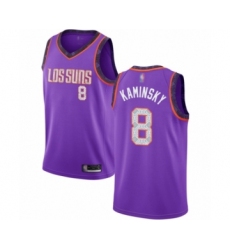 Men's Phoenix Suns #8 Frank Kaminsky Authentic Purple Basketball Jersey - 2018-19 City Edition