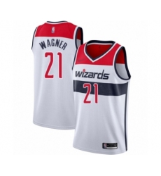 Women's Washington Wizards #21 Moritz Wagner Swingman White Basketball Jersey - Association Edition
