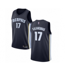 Youth Memphis Grizzlies #17 Jonas Valanciunas Swingman Navy Blue Basketball Jersey - Icon Edition