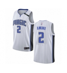 Men's Orlando Magic #2 Al-Farouq Aminu Authentic White Basketball Jersey - Association Edition
