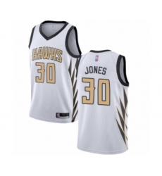 Youth Atlanta Hawks #30 Damian Jones Swingman White Basketball Jersey - City Edition