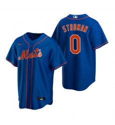 Men's Nike New York Mets #0 Marcus Stroman Royal Alternate Stitched Baseball Jersey