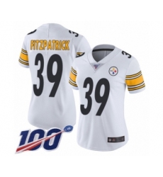 Women's Pittsburgh Steelers #39 Minkah Fitzpatrick White Vapor Untouchable Limited Player 100th Season Football Jersey