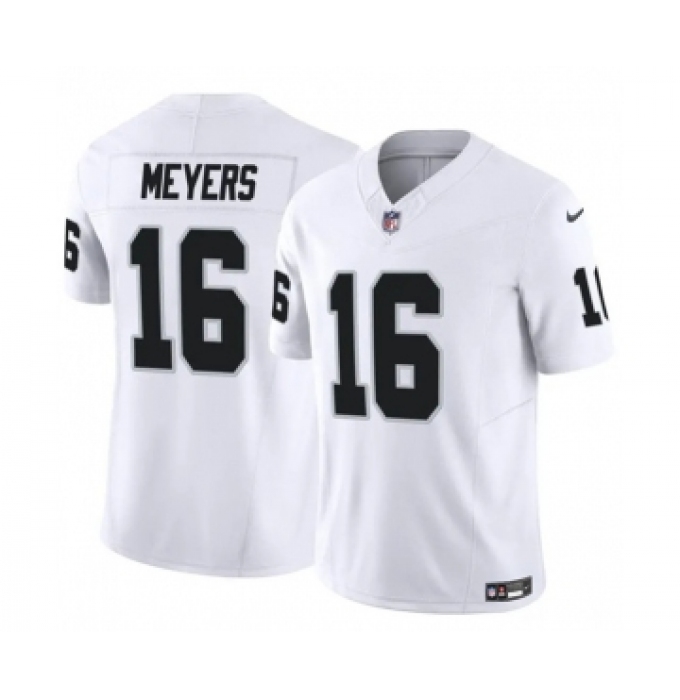 Men's Las Vegas Raiders #16 Jakobi Meyers White 2023 F.U.S.E Vapor Untouchable Football Stitched Jersey