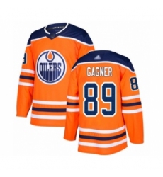 Youth Edmonton Oilers #89 Sam Gagner Authentic Orange Home Hockey Jersey