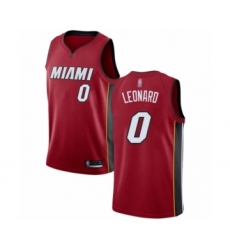 Men's Miami Heat #0 Meyers Leonard Authentic White Basketball Jersey - Association Edition