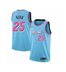 Women's Miami Heat #25 Kendrick Nunn Swingman Blue Basketball Jersey - 2019 20 City Edition