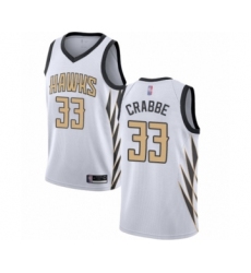 Women's Atlanta Hawks #33 Allen Crabbe Swingman White Basketball Jersey - City Edition