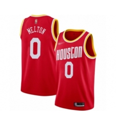 Men's Houston Rockets #0 De'Anthony Melton Swingman Red Hardwood Classics Finished Basketball Jersey