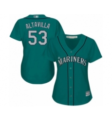 Women's Seattle Mariners #61 Matt Magill Authentic Grey Road Cool Base Baseball Player Jersey
