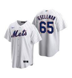 Men's Nike New York Mets #65 Robert Gsellman White 2020 Home Stitched Baseball Jersey