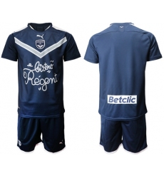 Bordeaux Blank Home Soccer Club Jersey
