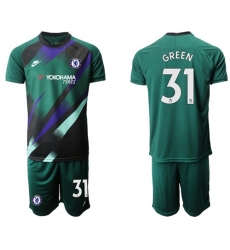 Chelsea #31 Green Green Goalkeeper Soccer Club Jersey
