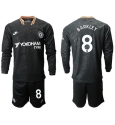 Chelsea #8 Barkley Third Long Sleeves Soccer Club Jersey