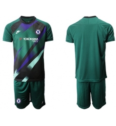 Chelsea Blank Green Goalkeeper Soccer Club Jersey
