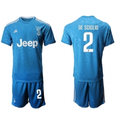 Juventus #2 De Sciglio Third Soccer Club Jersey