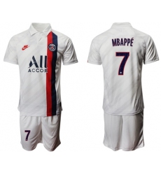 Paris Saint-Germain #7 Mbappe Third Soccer Club Jersey