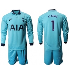 Tottenham Hotspur #1 Lloris Third Long Sleeves Soccer Club Jersey