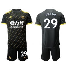 Wolves #29 Vinagre Away Soccer Club Jersey