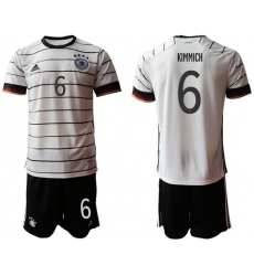 Germany #6 Kimmich White Home Soccer Country Jersey