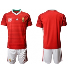 Hungary Blank Home Soccer Country Jersey