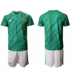 Men's Northern Ireland Custom Euro 2021 Soccer Jersey and Shorts