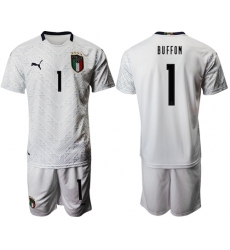 Italy #1 Buffon Away Soccer Country Jersey
