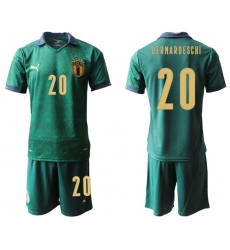 Italy #20 Bernardeschi Third Soccer Country Jersey