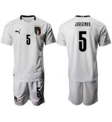 Italy #5 Jorginho Away Soccer Country Jersey