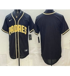 Men's San Diego Padres Blank 2026 Black Fashion Cool Base Jersey