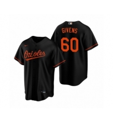 Youth Baltimore Orioles #60 Mychal Givens Nike Black Replica Alternate Jersey
